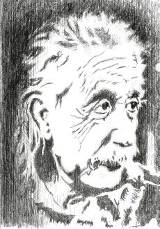 Einstein:Bleistift