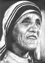 Mutter Teresa (Tinte)